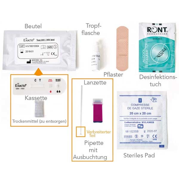 HIV Test Kit Heimtest