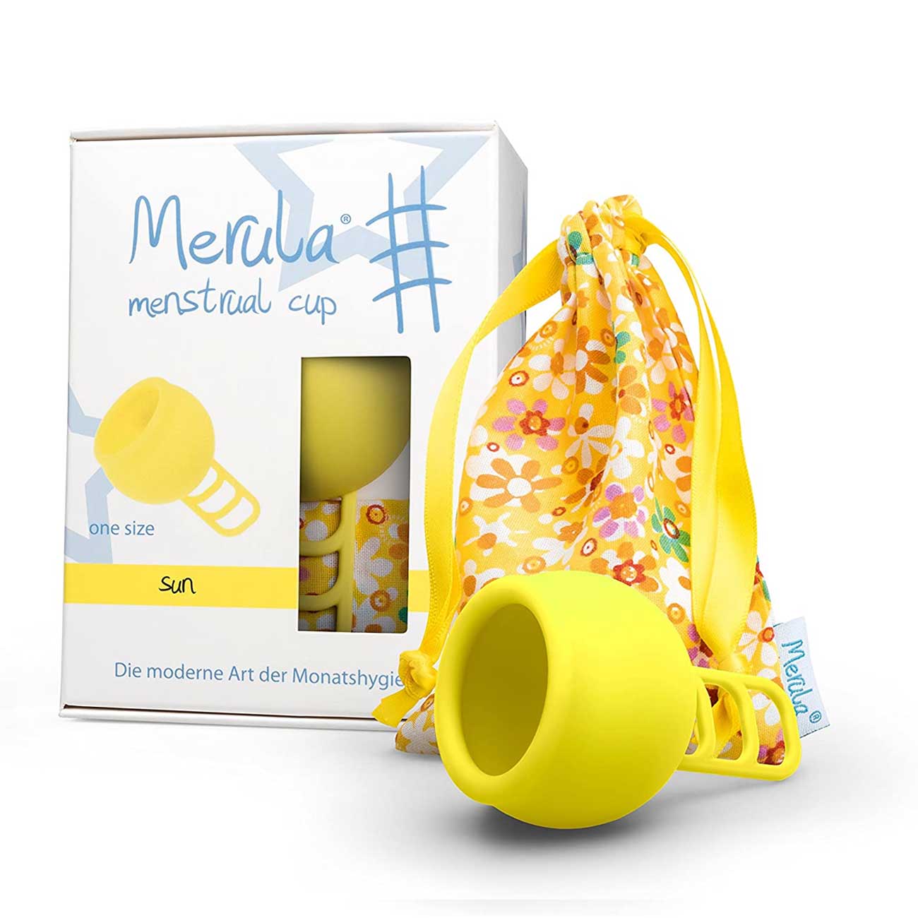 Merula Cup gelbe Menstruationstasse